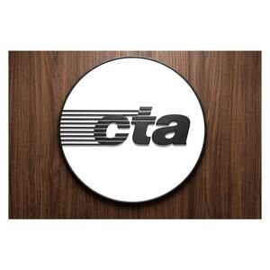 Chicago Transit Authority CTA Sign Illinois Metra Train Rail Railway Amtrak